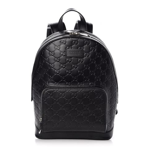 small gucci black backpack